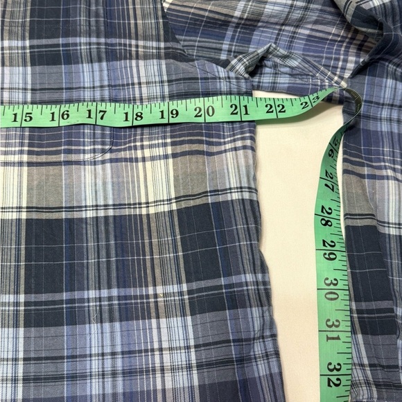 Tommy Bahama Zacero Plaid Shirt Pima Cotton Size Medium - Picture 7 of 7
